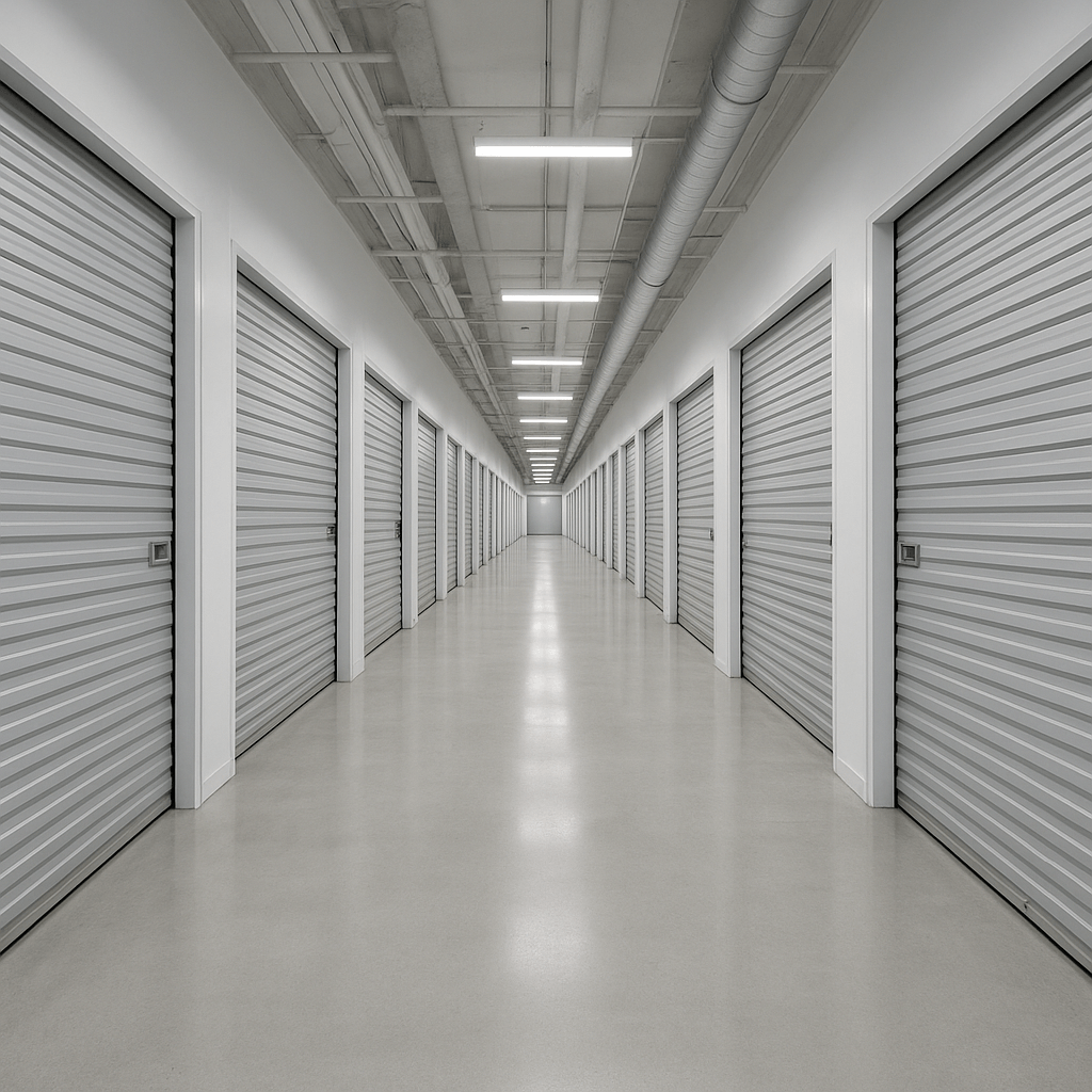 Moderner Self-Storage Bereich